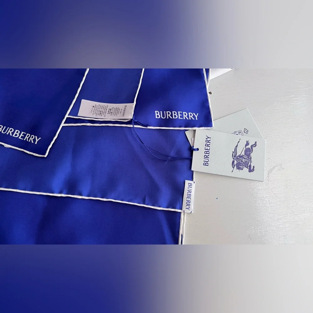 BURBERRY EKD Silk Scarf- Knight
